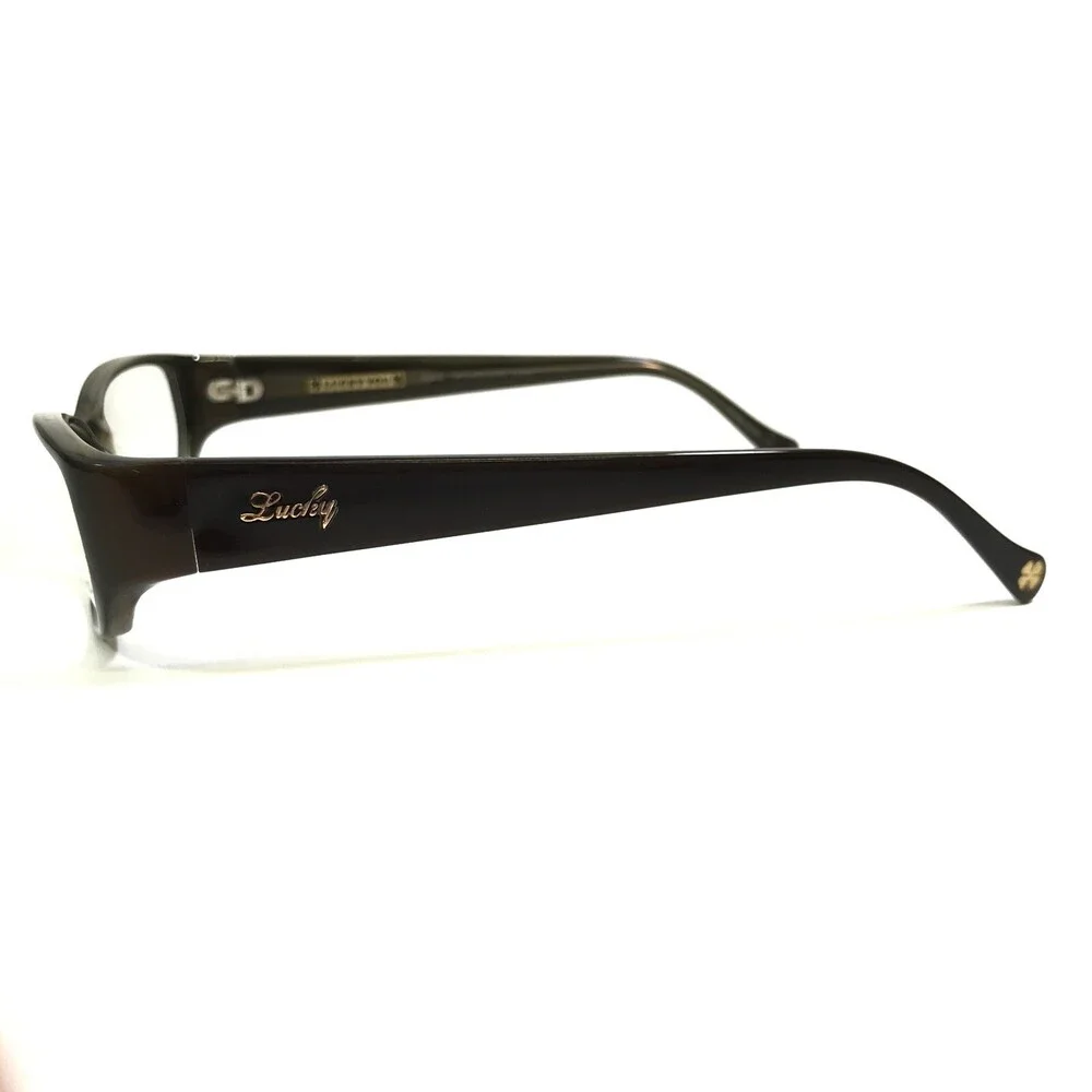 Lucky Brand Eyeglasses Frames SADIE BROWN/OLIVE PEARL Rectangular 52-15-130